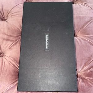 Dolce and Gabbana empty shoe box